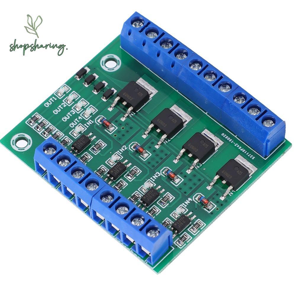 SHOPSHARING 4-Way MOS Tube Module, YYNMOS-4 PWM 3-20V Field Effect Tube Module, Electronic Circuit 0