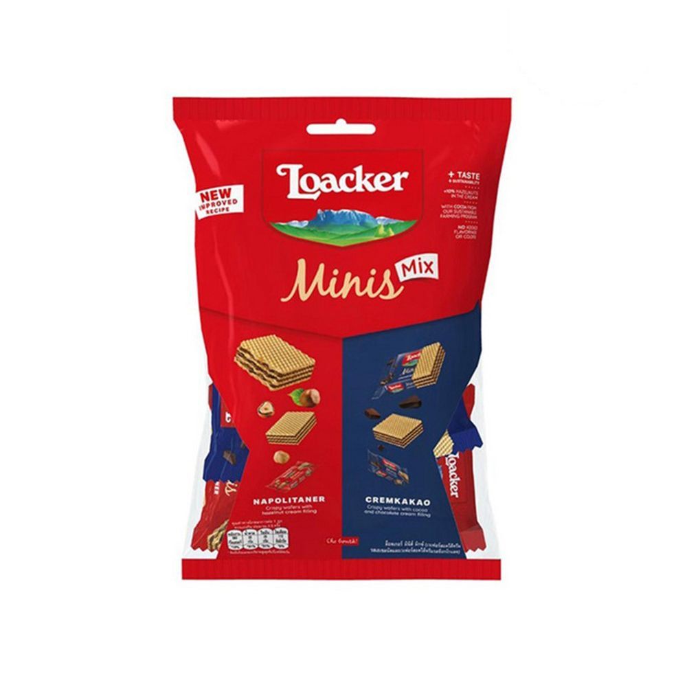 ล็อคเกอร์มินิส์มิกซ์ 80 กรัม LOACKER MINIS ASSORTED 80 G.