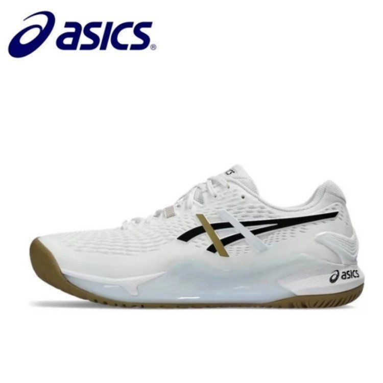 {พร้อมกล่อง} ASICS Gеl-9 Low Cut รองเท้าเทนนิสผู้หญิงรองเท้าผ้าใบสีขาว Brwon B29R