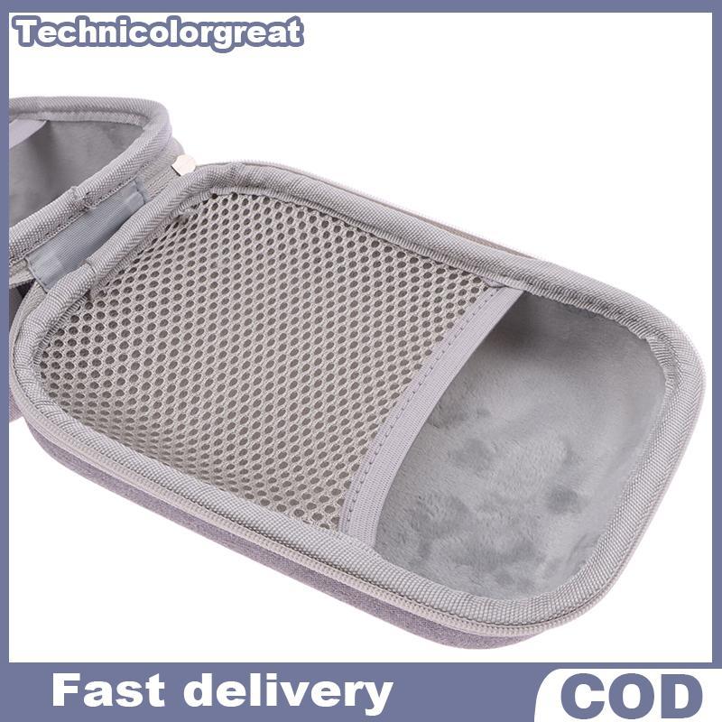 Tcgt EVA Hard Case สําหรับ Upper Arm เครื่องวัดความดันโลหิตแบบพกพาพกพาพกพาป้องกัน Hard Bag Storage Case Great