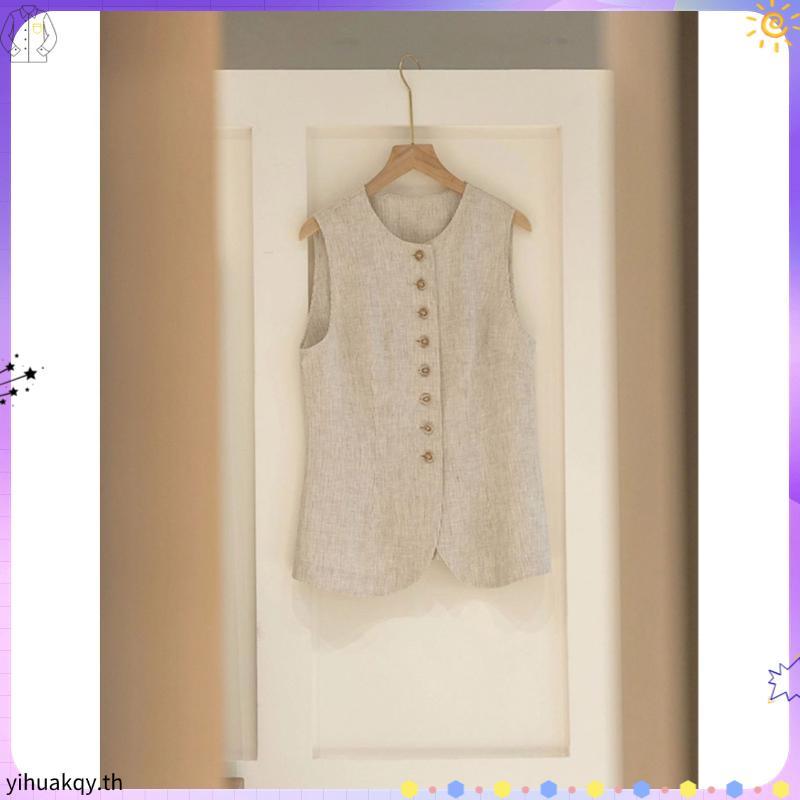 Thesummernade : Irene vest เสื้อกั๊กผ้าทวิต