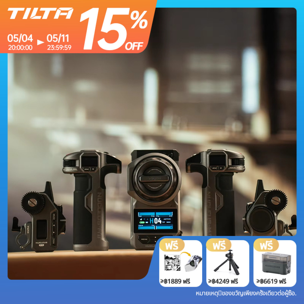 TILTA ติดตามโฟกัส Nucleus-M II Pro ไร้สายตามโฟกัสระบบควบคุมเลนส์ WLC-T06 สําหรับ DJI RONIN RS4/RS3 A