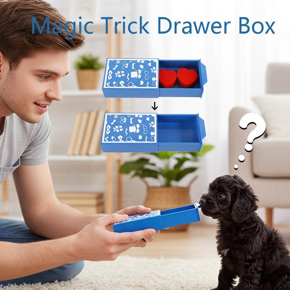 Magic Trick Box, Disappearing Object Magic Box สีม่วงสีดํา Vanishing กล่องสําหรับ Magician Props, R0