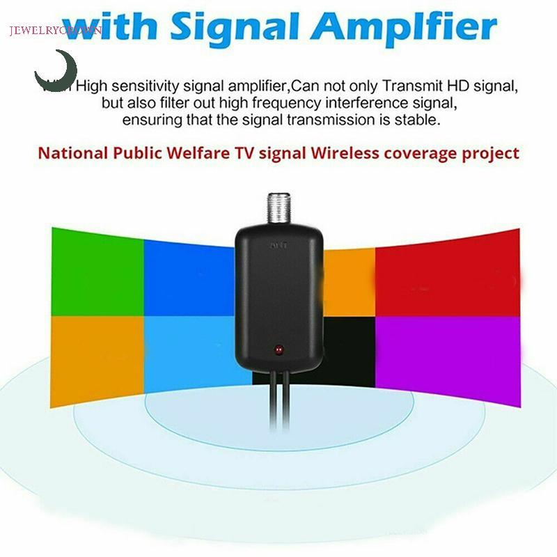 5000 Mile Range HDTV เสาอากาศ 4K HD Indoor Digital TV เครื่องขยายสัญญาณอากาศ [VN]