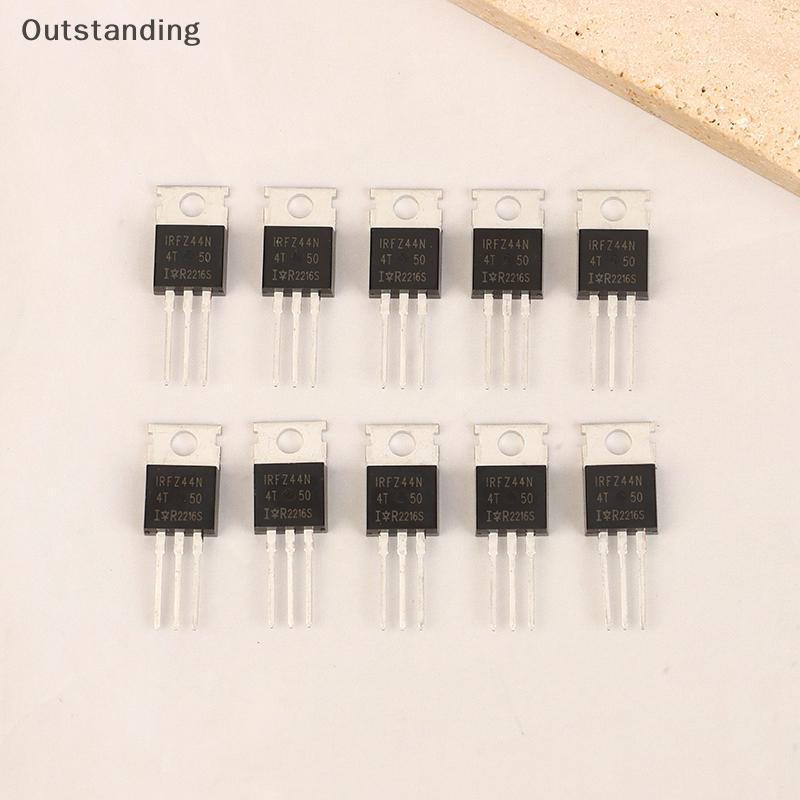 ที่โดดเด่น 10 ชิ้น IRFZ44N TO220 IRFZ44NPBF TO-220 IRFZ44 Mosfet ทรานซิสเตอร์ชุด Oril 55V 49A MOS หล