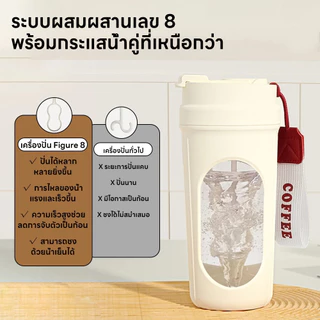 MIPH ถ้วยผสมอัตโนมัติ ถ้วยกาแฟไฟ USB 450ml แก้วคนไฟฟ้า เชคง่าย แก้วปั่นพบพา แก้วเชคโปรตีน
