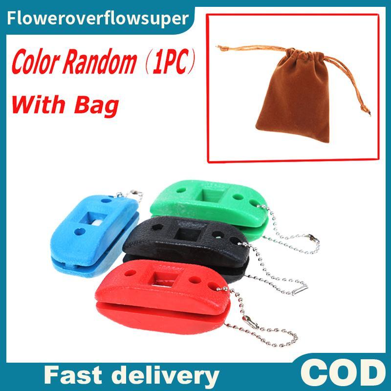 FSMY Sandstone Ice Hoey Shoe Double Side Sharpener Ice Skate Sharpening พร้อมกระเป๋า Jelly