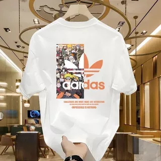 COD✅【จัดส่งจากกรุงเทพ】เสื้อยืดชาย ไม่หดตัว ผ้าฝ้าย เสื้อยืดแขนสั้น สวมใส่สบาย สไตล์ถนน