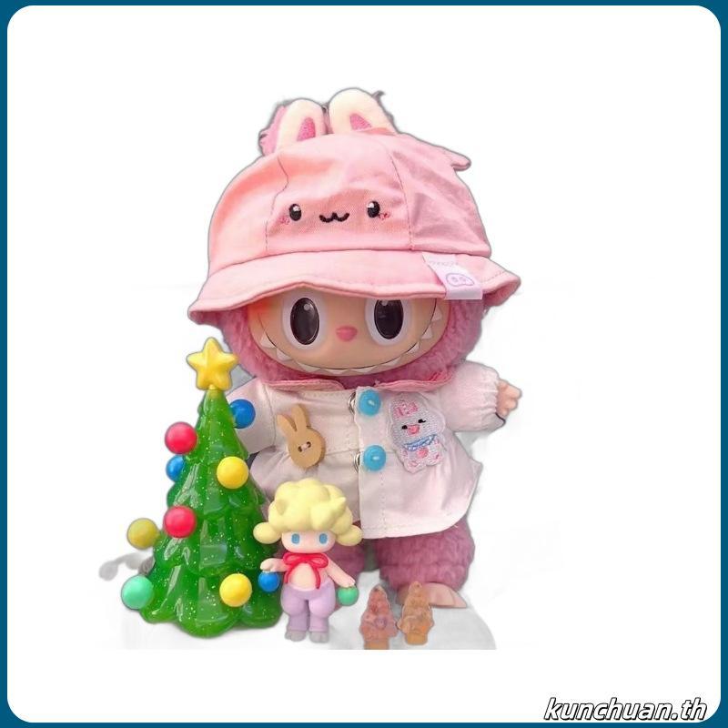【พร้อมส่ง】labubu macaron ลาบูบูมาการอง（เสื้อผ้า） labubu mokoko ชุด labubu macaron labubu macaron สุ่