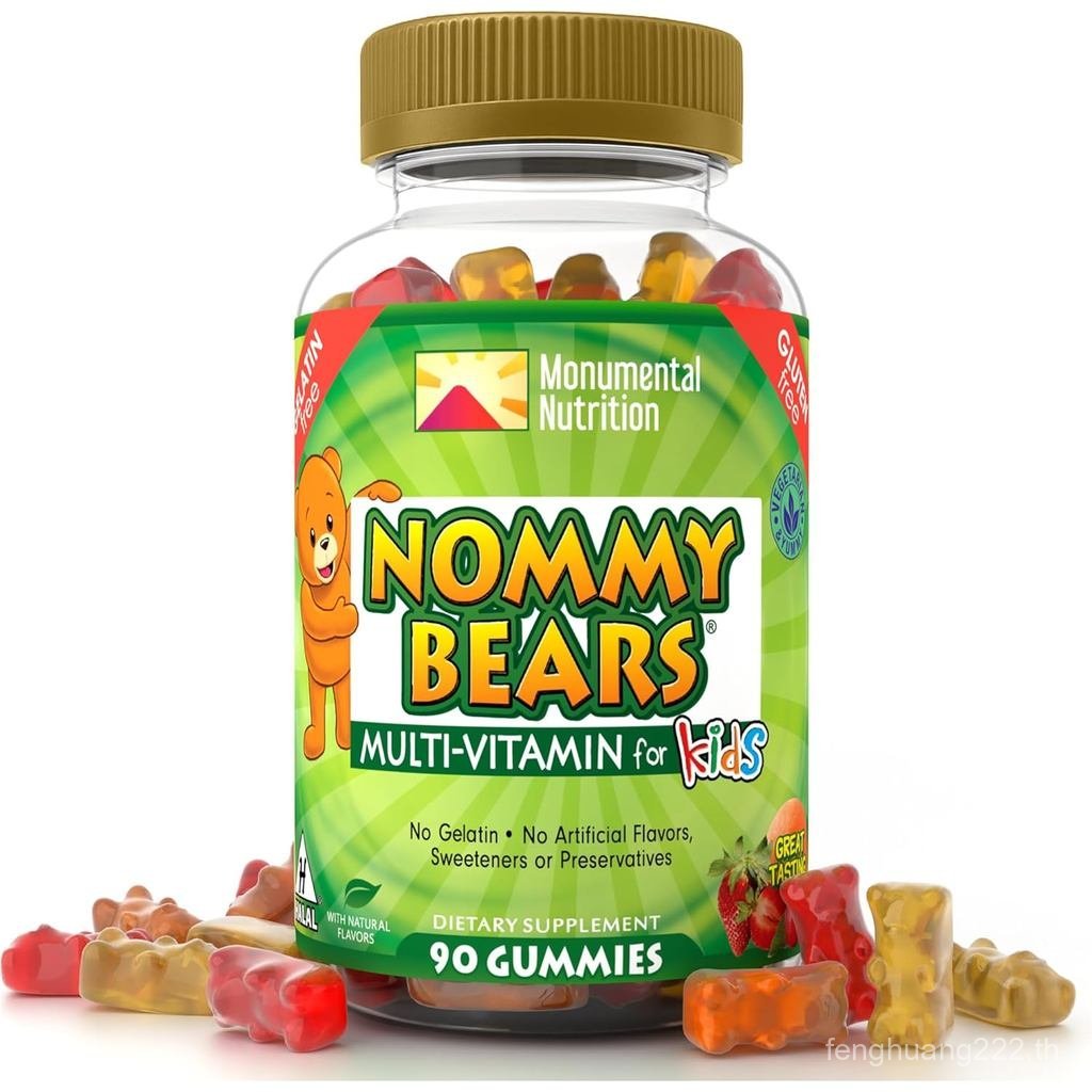 Kids Multivitamin Gummies – 11 Essential Kids Vitamins for Age 2+, ปราศจากเจลาติน, มังสวิรัติ, ฮาลาล