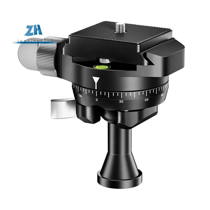 KA18 SLR กล้อง Gimbal 360 องศาหมุนโลหะ Panoramic ทรงกลม Gimbal โปรเจคเตอร์ Gimbal พร้อมแผ่น Quick Re