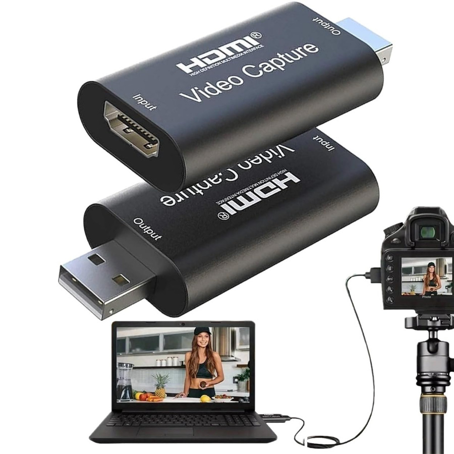 แคปเจอร์การ์ด Video Capture Card การ์ดจับภาพวิดีโอเสียง 4K HDMI เป็น USB 2.0 FR PS4 Game Live