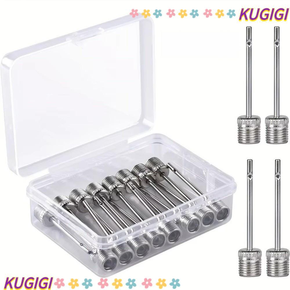 KUGIGI 5/20/30 ชิ้นปั๊ม Pin,พร้อมรู Adaptor Multi-Function Air ปั๊ม Inflatable Ball เข็ม, Protable Adaptors หัวฉีด Air เข็มสําหรับ 4 ซม.ฟุตบอลบาสเกตบอลวอลเลย์บอล