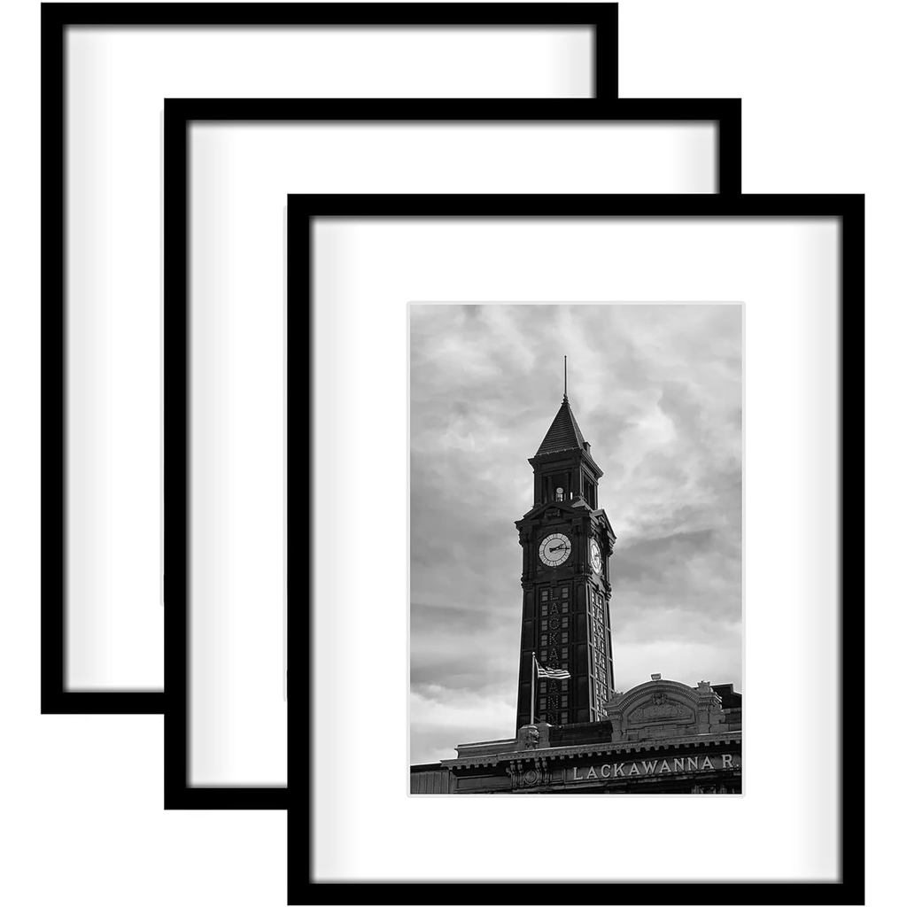 Wiscet 16x20 กรอบรูปชุด 3 ชิ้น, ภาพแสดง 11x14 พร้อม Mat หรือกรอบโปสเตอร์ 16 x 20 ไม่มี Mat, กรอบรูป 