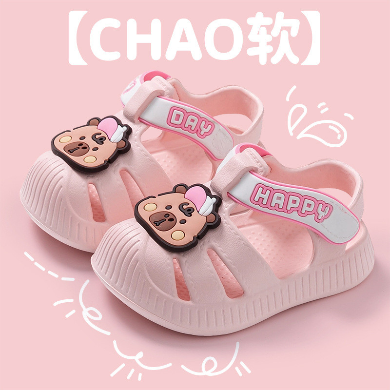 รองเท้าแตะ EVA Summer Boys Soft-Soled Anti-Slip 2 Years Old 3 Years Female To