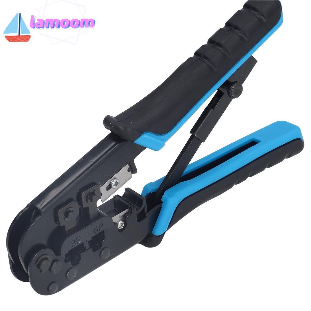 LAMOOTH RJ45 Crimp TOOL, 6 in 1 เครื่องตัดและ Stripper Modular Crimping TOOL, All-in-One Cable Strip