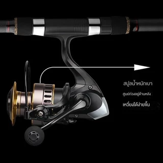 COD รอกตกปลา รอกสปินนิ่ง รอกเบ็ดตกปลา รอกเบอร์ 500mini-7000 gear ratio 7.2:1 max drag 30KG รอกสปินถูกๆ ลอกตกปลา รอกห