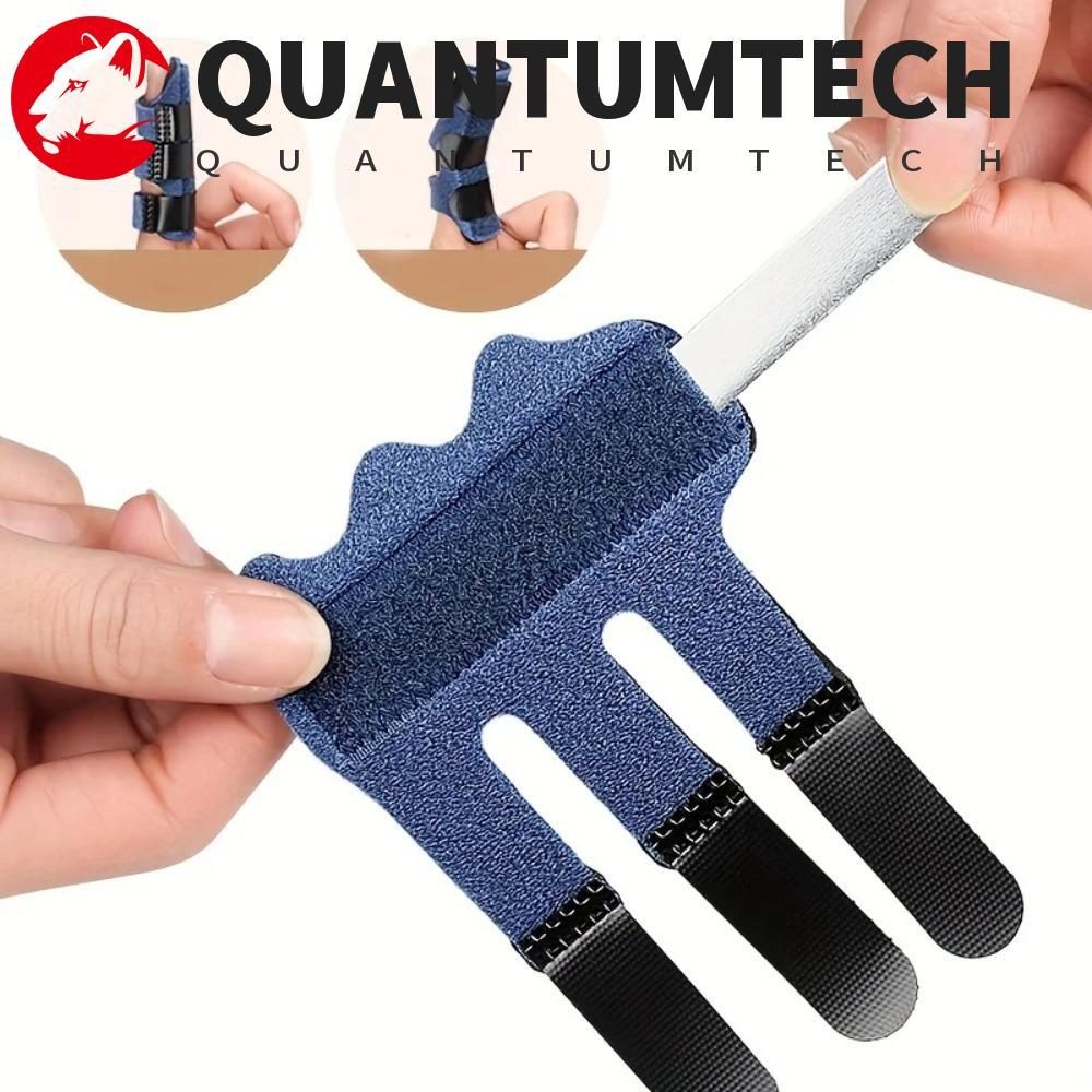 QUANTUMTECH Trigger Finger Splint, Finger Straightener Hand Splint ปรับนิ้วมือแก้ไขเข็มขัด,ทนทานปรับสีสัน Finger Brace สนับสนุน Fixing Splint