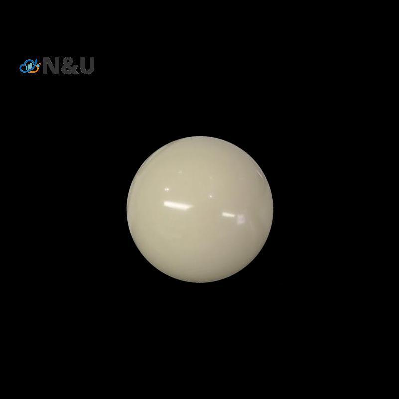 N&U ลูกบิลเลียดฝึกซ้อมสีขาว 1 ลูก ขนาด 52.5 มม. สําหรับฝึกซ้อมและเล่นกับไม้คิว