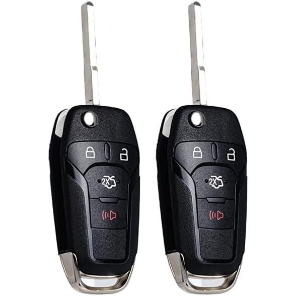 Keyless Entry รีโมทคอนโทรล Flip Key Fob เปลี่ยนเหมาะสําหรับ Ford Fusion 2013 2014 2015 2016 N5F-A08T