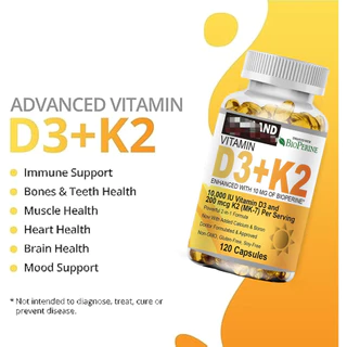 Vitamin D3 K2 วิตามิน D3 K2 บำรุงกระดูก ฟัน และกล้ามเนื้อ
