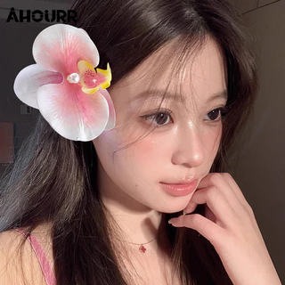 COZII ในไทย💖กิ๊บติดผมรูปกล้วยไม้ดอกไม้ใส่สวยๆเหมาะกับซัมเมอร์วันสงกรานต์สําหรับผู้หญิง.coolcolor.th-COD
