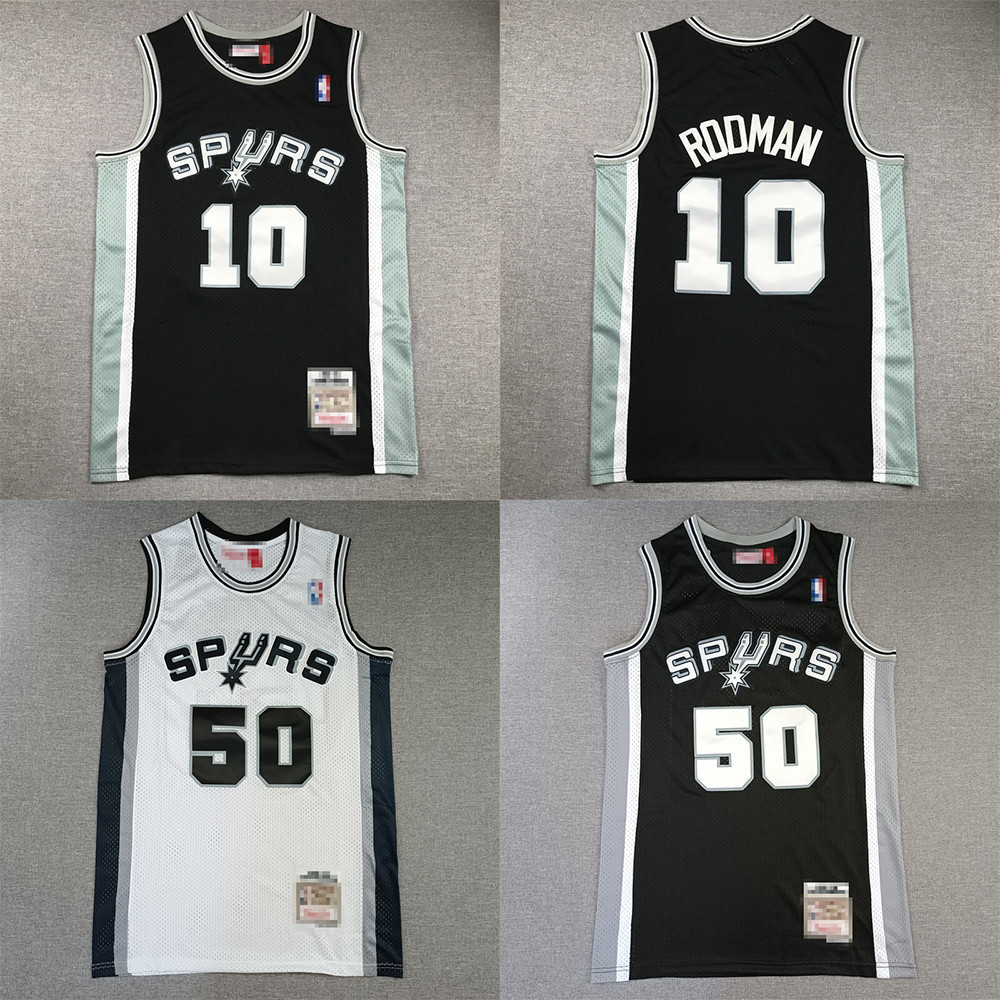 เสื้อบาสเกตบอล San Antonio Spurs ของRodman Robinson สำหรับหนุ่มๆ ซั머พร้อมเทคโนโลยีระบายอากาศ