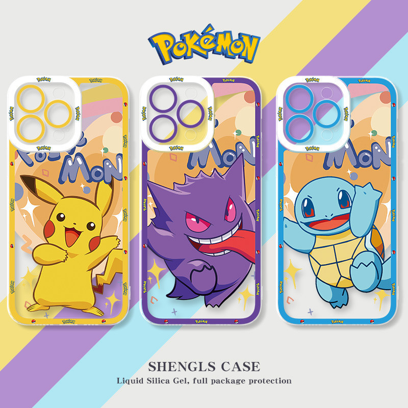 Pokemon Pikachu Squirtle Girl Clearการ์ตูนBoy GengarปลอกHp Oppo A6s A6t Pro A6x A6 Pro A5i A5 Pro A5