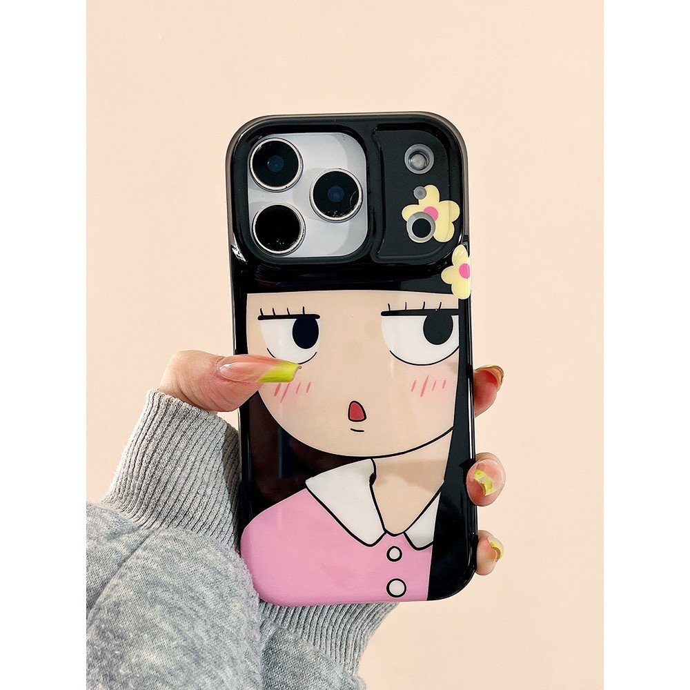 เคสโทรศัพท์ เหมาะสําหรับ iPhone 7 8 X XS XR XSMAX 11 12 13 14 15 16 17 Pro max Plus Air นุ่มน่ารักรุ่น Q Cool Shock-Resistant Shock-Resistant เคสป้องกันรวมทุกอย่างกรณี CAJE