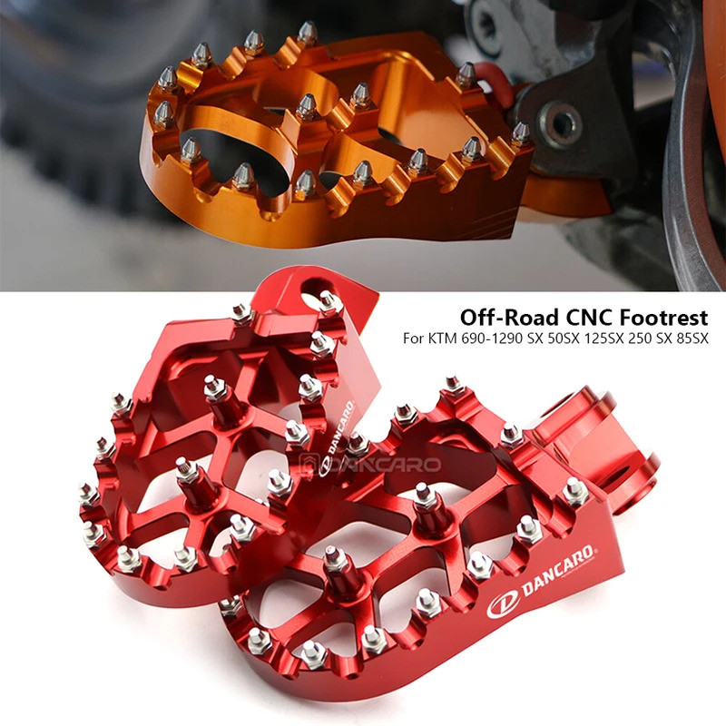 เท้าเท้าเหยียบหมุด Footpegs Rests สําหรับ KTM 690 950 990 1050 1090 1190 1290 50 65 85 125 250 SX 50