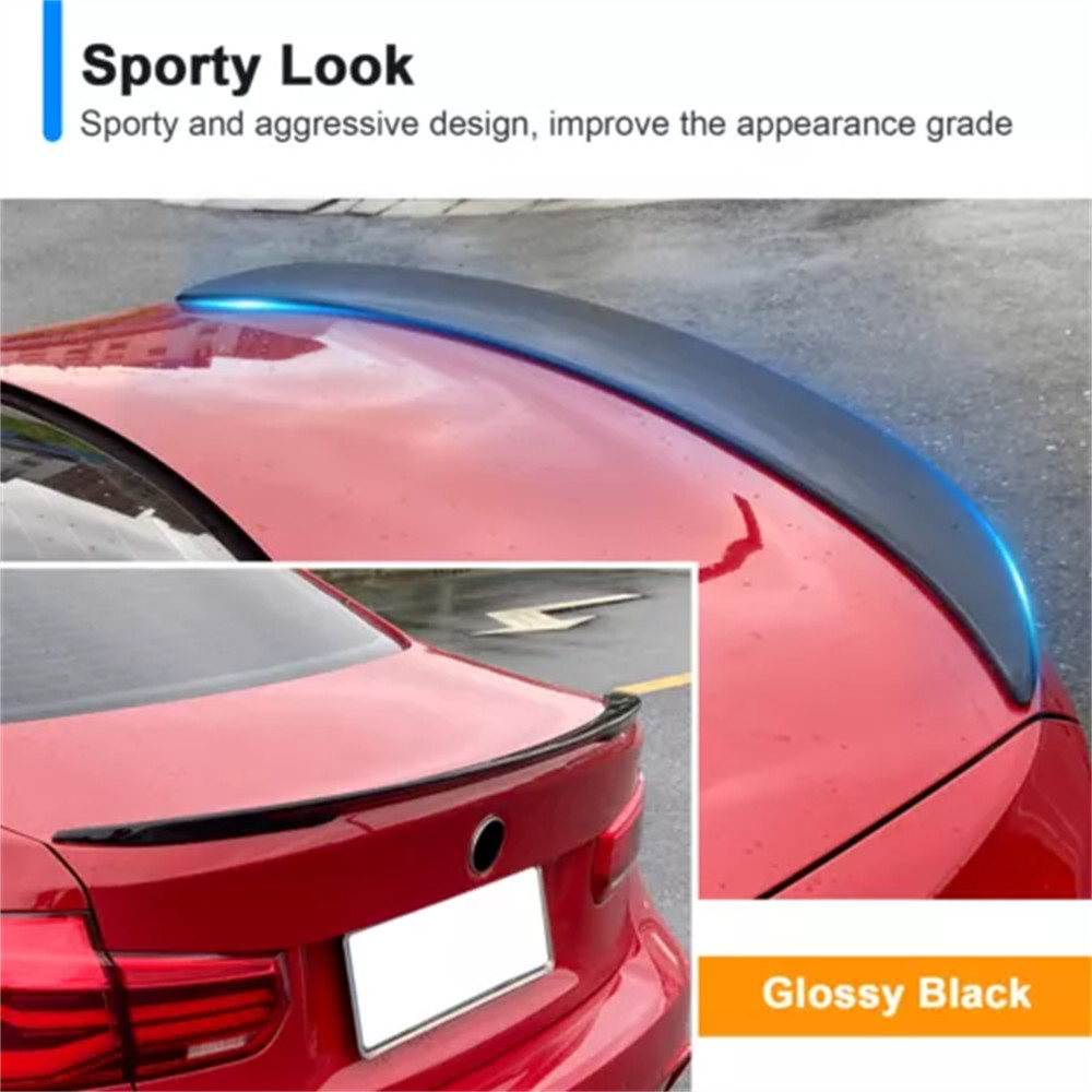 สําหรับ BMW F30 3 Series 4Dr ด้านหลังสปอยเลอร์ Wing Lip MP สไตล์ 2012-2019อะไหล่รถยนต์ตกแต่งรถ