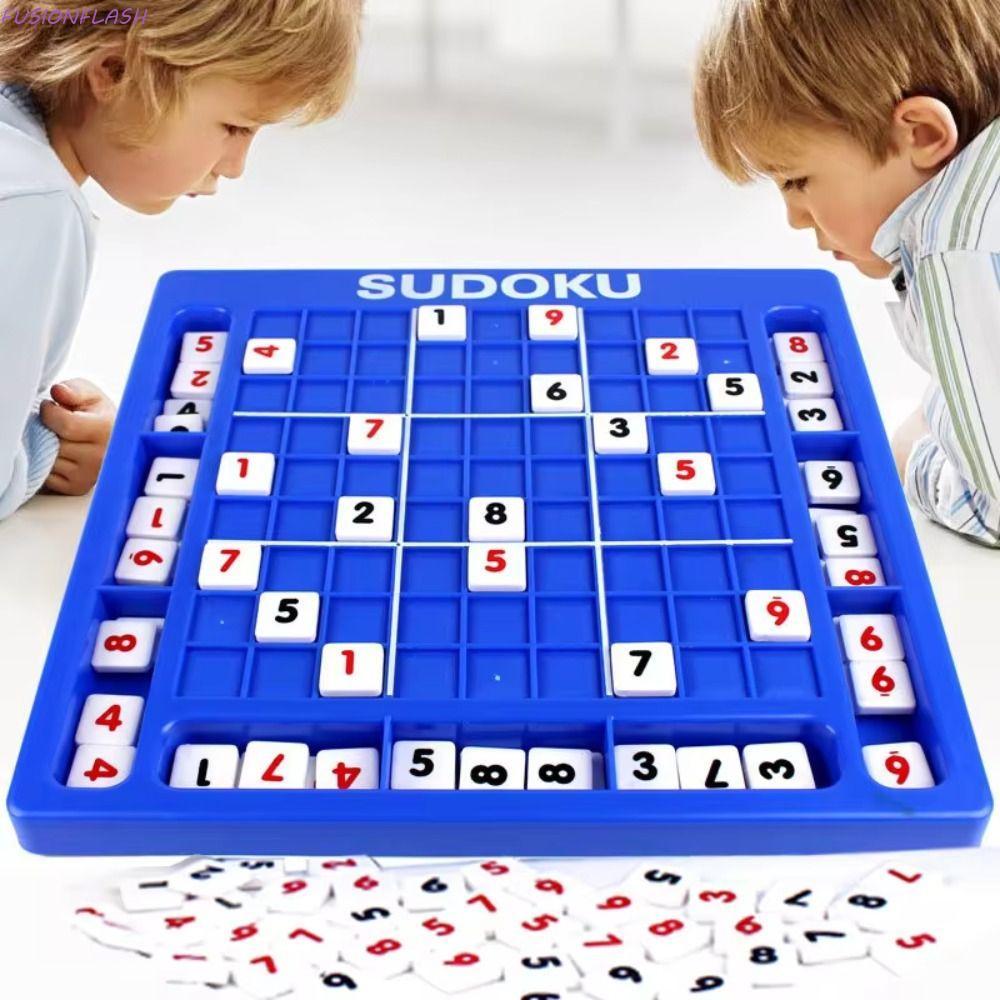 FUSIONFLASH 1 ชุด Sudoku Crosswords ของเล่น, เก้าตารางการศึกษาปริศนา Sudoku, International Infig Log