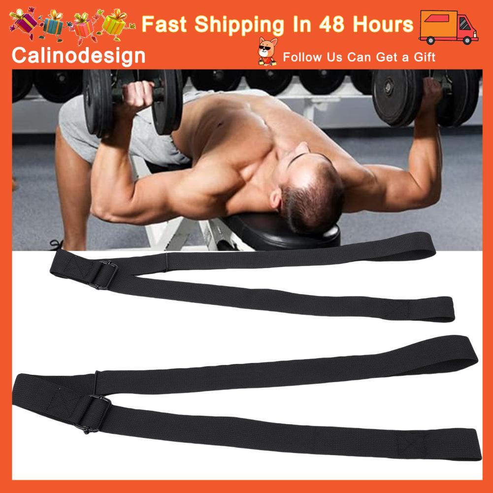 Calinodesign Drfeify Dumbbell Spotter Straps 2-Pack ปรับความปลอดภัยได้ 220lb ความจุสำหรับ Bench Pres