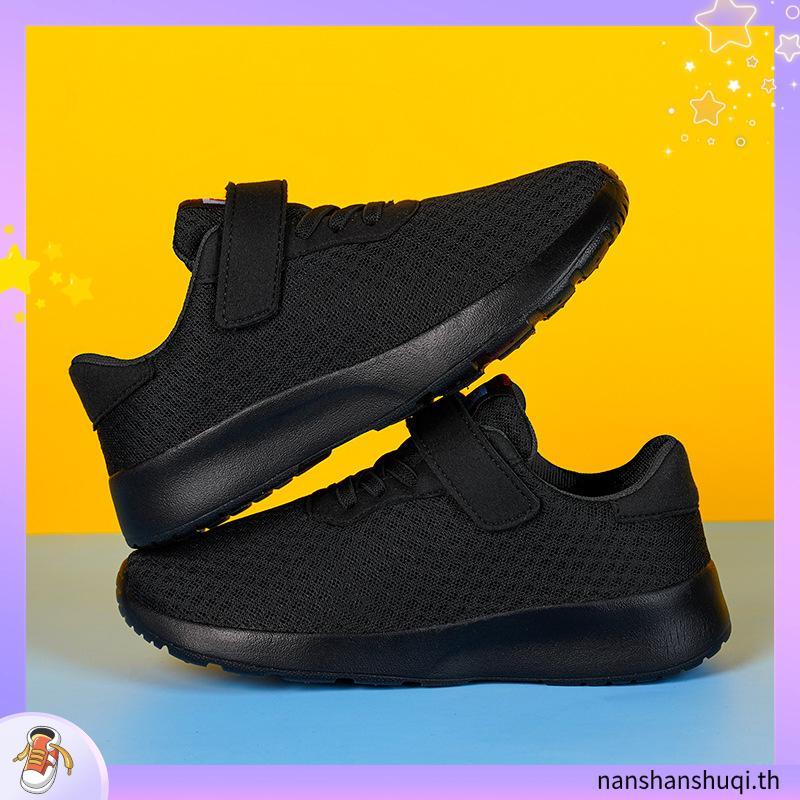 Kids Mesh Sneaker Korean Casual Shoes School Shoes Child Students Black Shoes for Kids Girls Running
