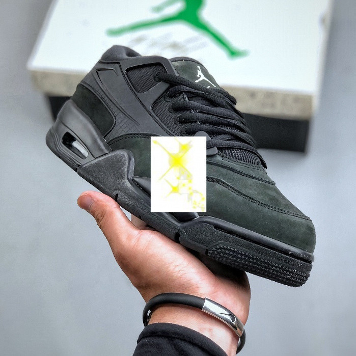 Air Air Air Air 4 RM "Black Cat" Michael AJ4 Retro Casual กีฬารองเท้าบาสเก็ตบอล FQ7939-004