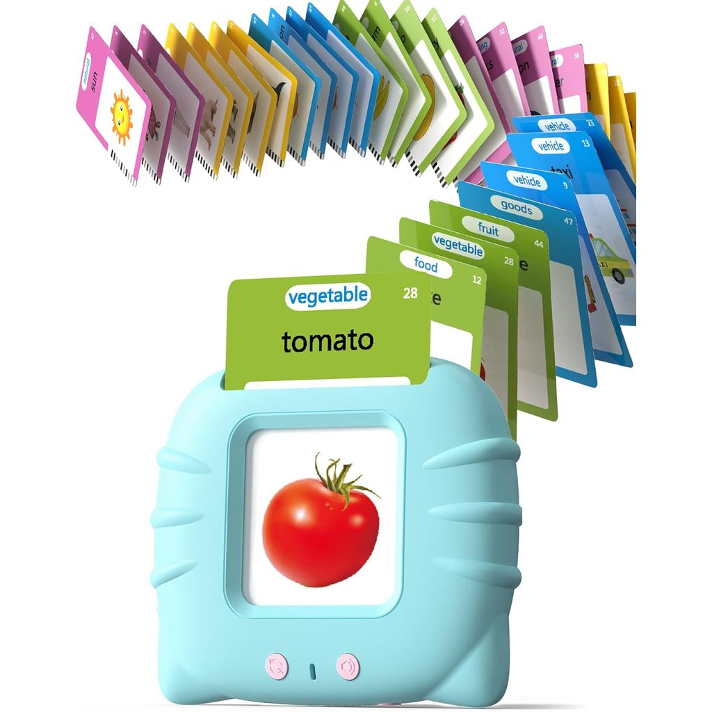 Airbition Talking Flash Cards สําหรับเด็กวัยหัดเดิน 1 2 3 4 ปี, Montessori การเรียนรู้ภาษา 224 คํา, 