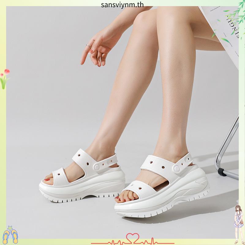 【FREE SHIP】 Mega Crush Matte Sandal in Bone