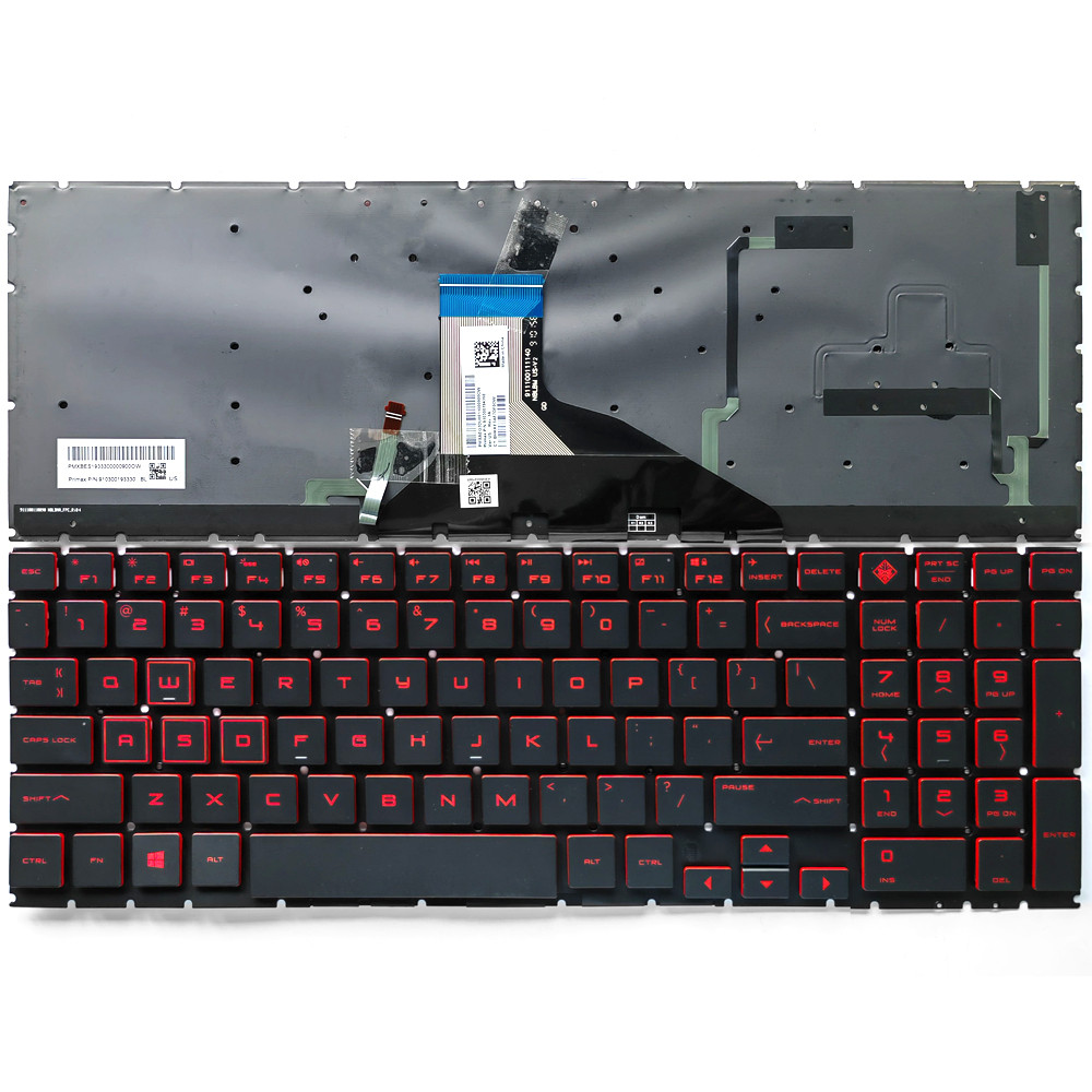 สําหรับ HP OMEN 15-dc 15t-dc 15-dh 15t-dh TPN-C143 TPN-Q211 แป้นพิมพ์แล็ปท็อป
