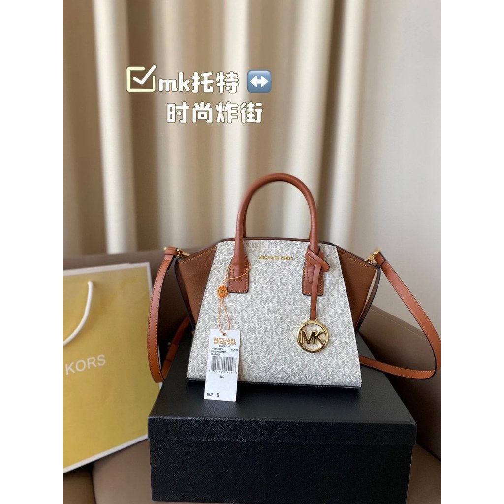 MK Tote Bag Fashion Blast Street Business Steady All-Take Pinch.ตลอดทั้งปีสามารถเล่น Mercer Series ม