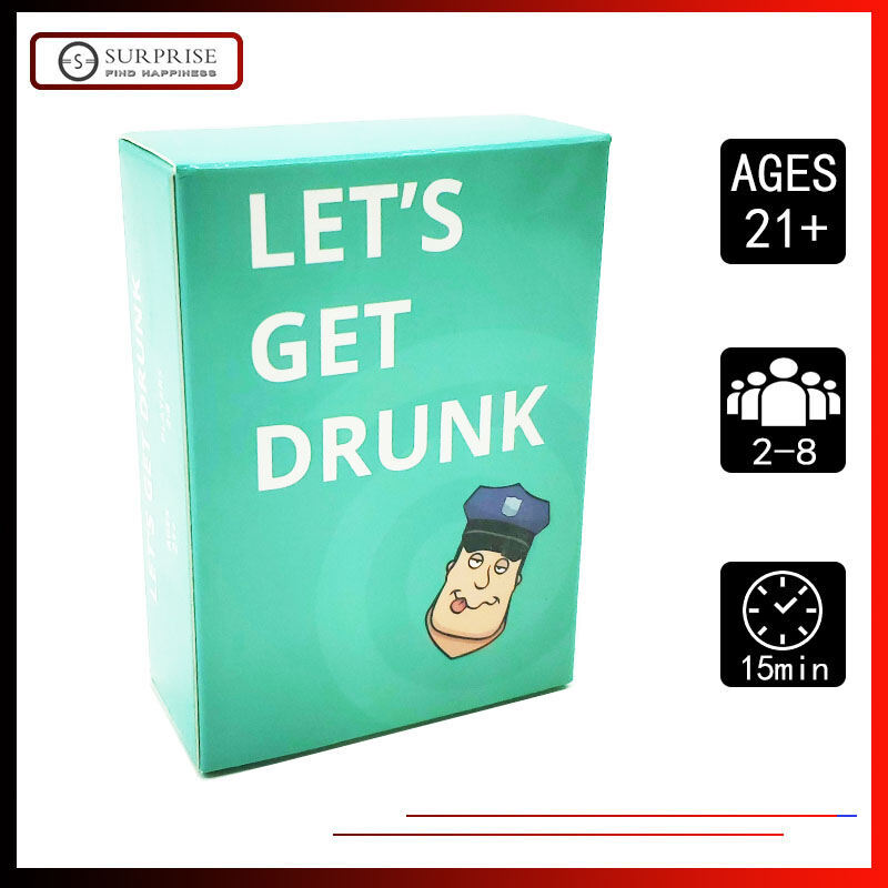 เกมดื่ม Kings Lets Get Drunk Card Game - A Fun Drinking Game Table Top Game