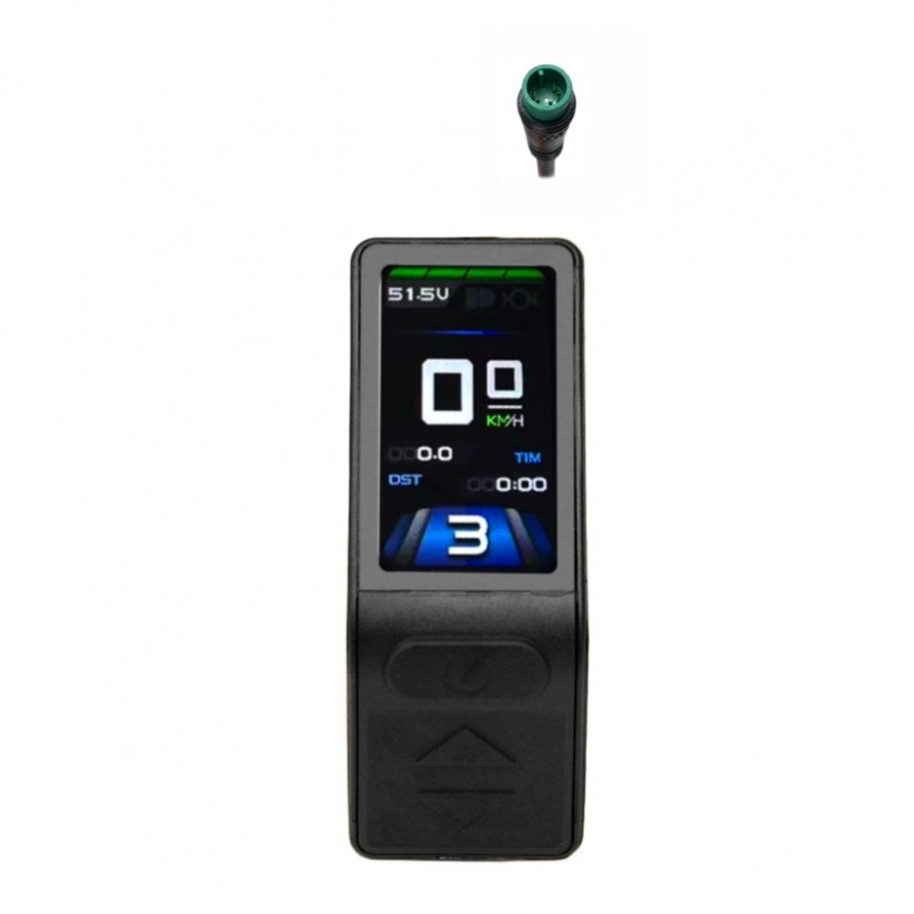 E-bike LCD Display ความเร็วเฉลี่ยแบบเรียลไทม์ Speed Top Speed Mileage Display