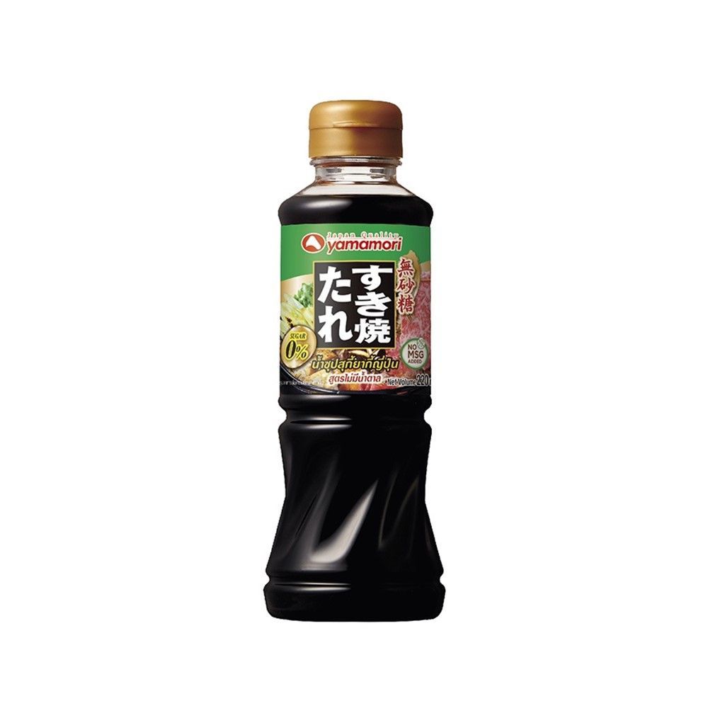[สินค้าส่งด่วน] ยามาโมริน้ำซุปสุกี้ยากี้ไม่มีน้ำตาล220มล YAMAMORI SUKIYAKI TARE NO SUGAR 220ML
