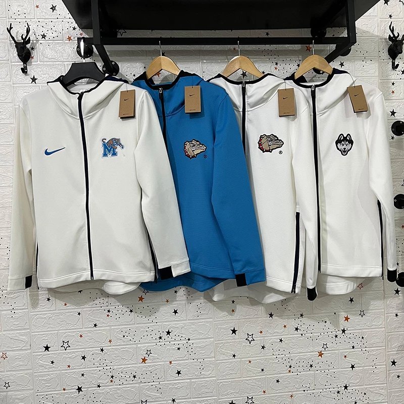 ฤดูใบไม้ร่วงสไตล์ใหม่ NCAA Ganzaga University Connecticut University Player Edition Appearance Unifo