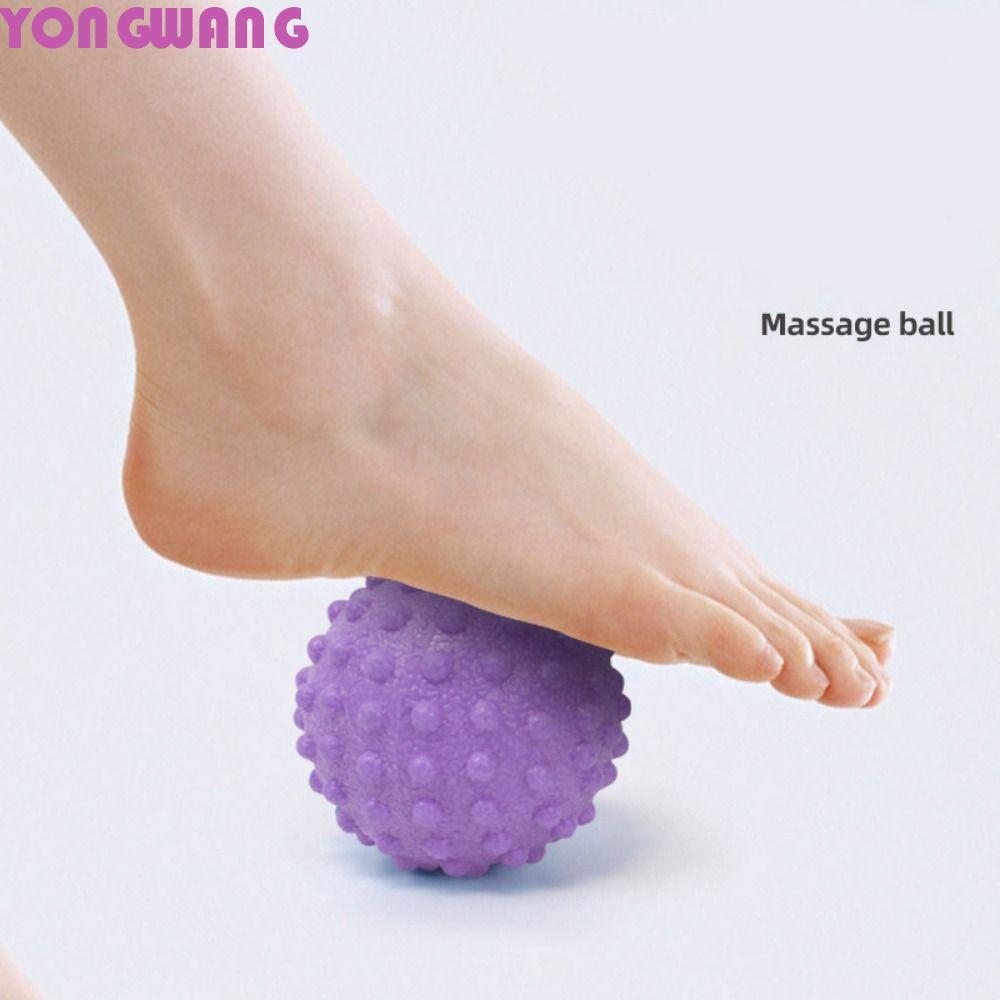 YONGWANG66HR โยคะนวด Ball,จุดนูนทุเรียนรูปร่างฟิตเนสนวด Ball,คอบําบัดมือถือที่มีสีสันจุดนวดลูกสําหรั