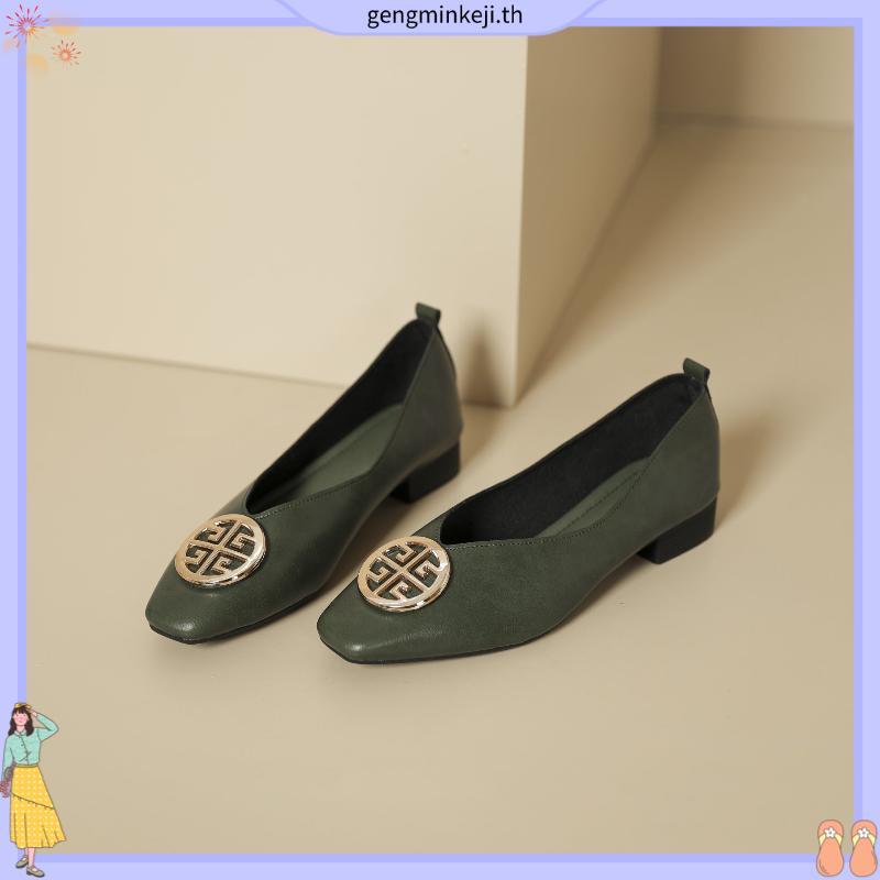 LA BELLA รองเท้าคัชชูหนังแกะ  รุ่น LB AMORE QUEEN FLATS - FORMAL