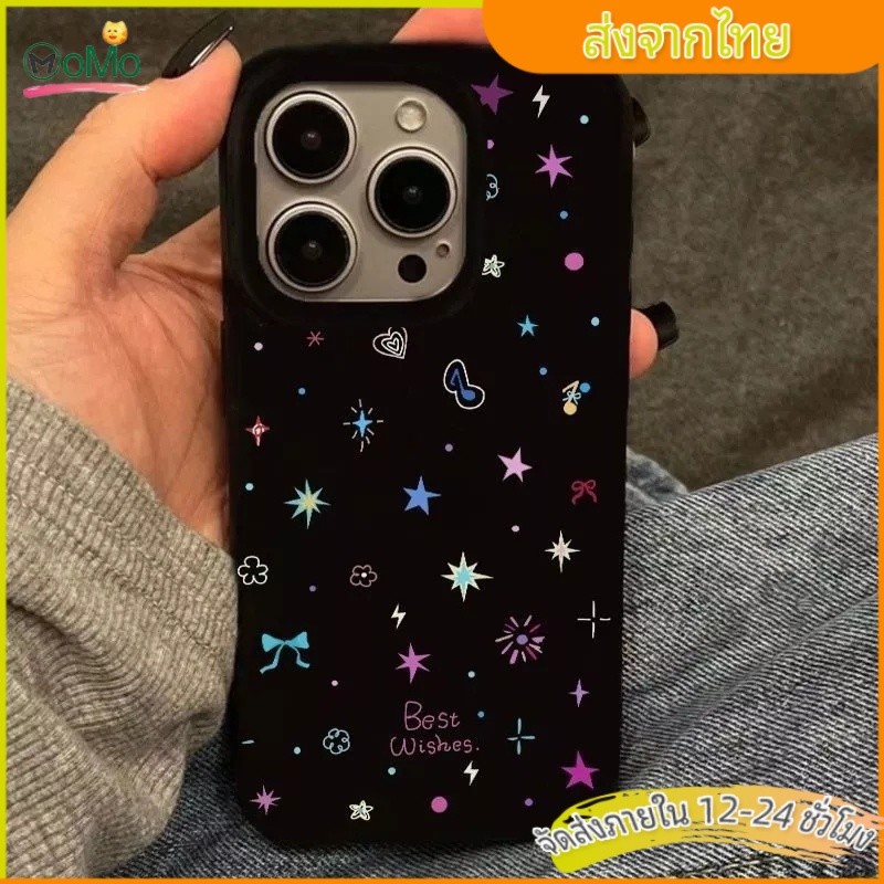 🌟🌟🌟ดาวประกาย น่ารัก การ์ตูน case for iphone 11 13 16 เคสสำหรับไอโฟน17 11 12 13 14plus 15PRO 16promax 6/7/8PLUS X/XR/XS
