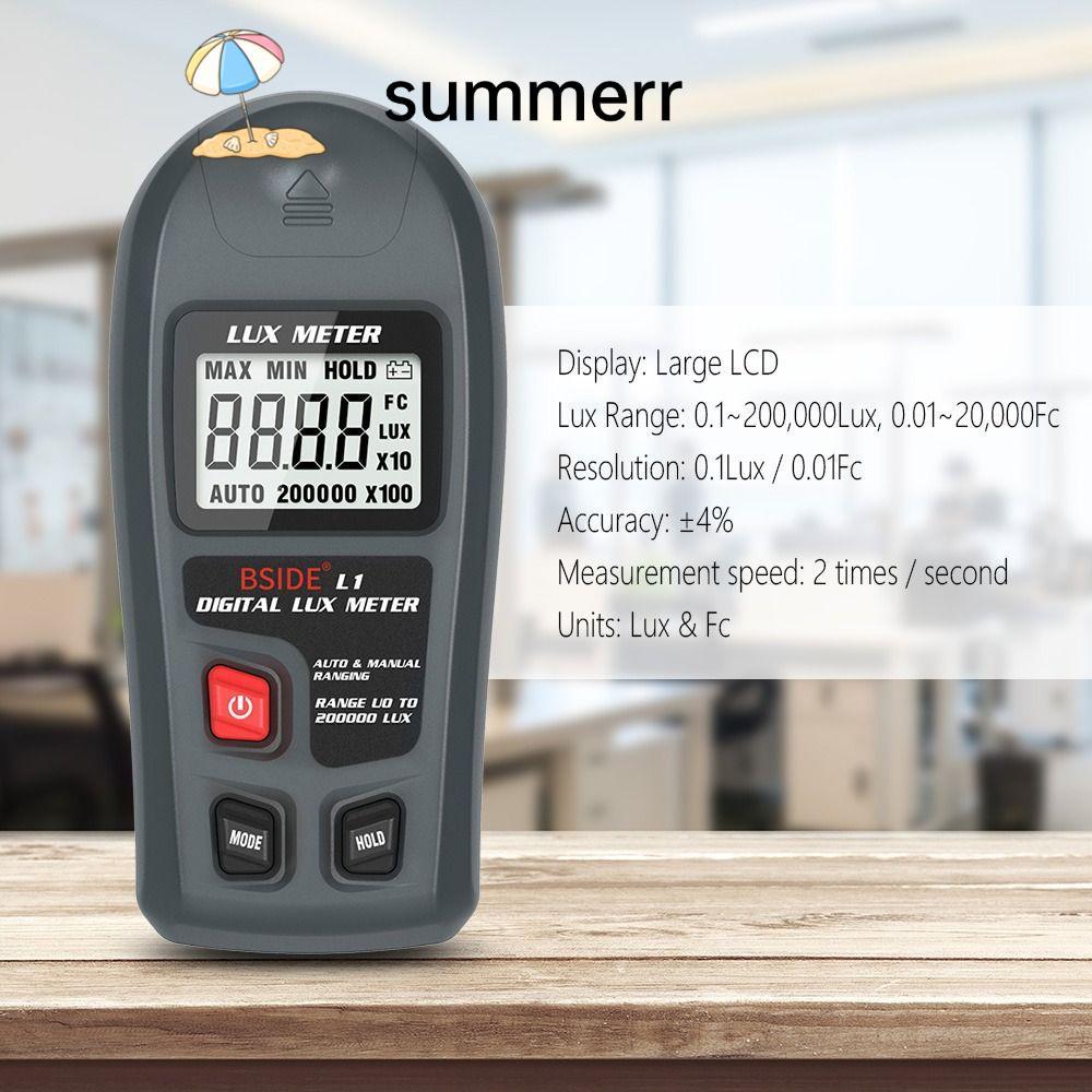 SUMMERR เครื่องวัดแสงดิจิตอล Professional ความแม่นยําสูง BSIDE L1 Photometer
