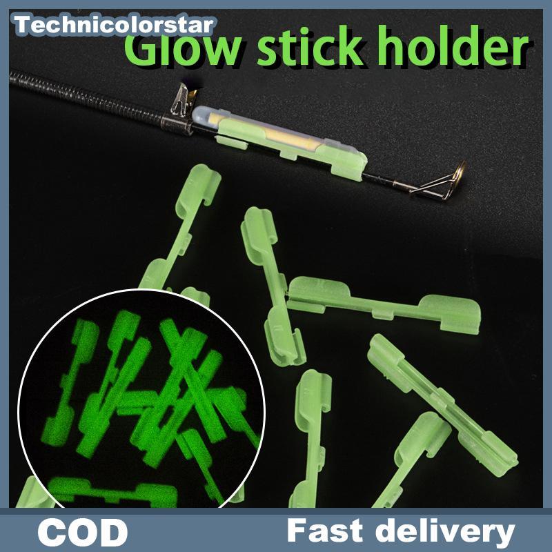 Tcth Glow-In-Dark Rod Card Holder Glow Sti Rod เล็กน้อย Snap Fish Float Clip Set หัวลอย Sea Rod เบ็ด