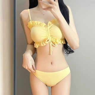 SEA MAID ชุดว่ายน้ำผู้หญิง ชุดบิกินี่ ชุดเดินชายหาด 👗 มีไซส์ M-XL | น้ำหนัก 40-65 กก. สายปรับได้ Y045