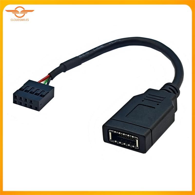 [CloudsMiles.th] สายอะแดปเตอร์ USB 9PIN to TYPE-E USB 9PIN to TYPE-E สายอะแดปเตอร์แผงหน้า USB 9PIN t